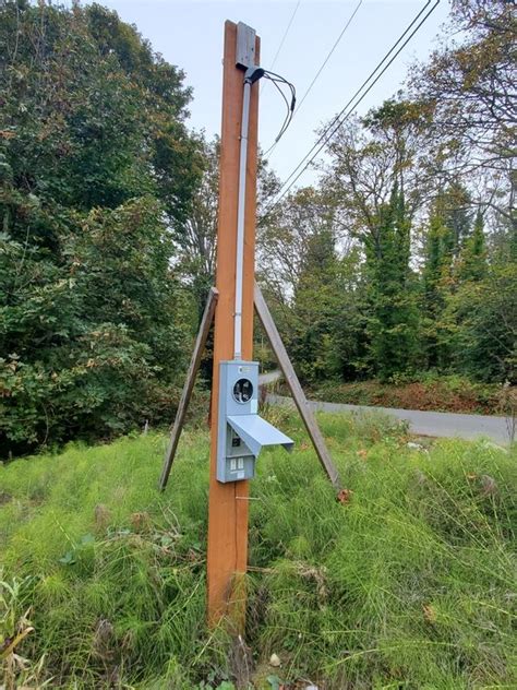 temporary electric pole for sale